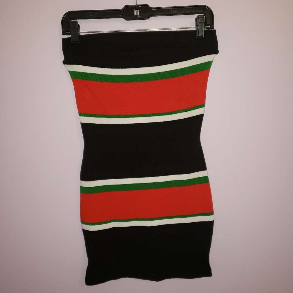 Windsor Multi Striped Fitted Dress